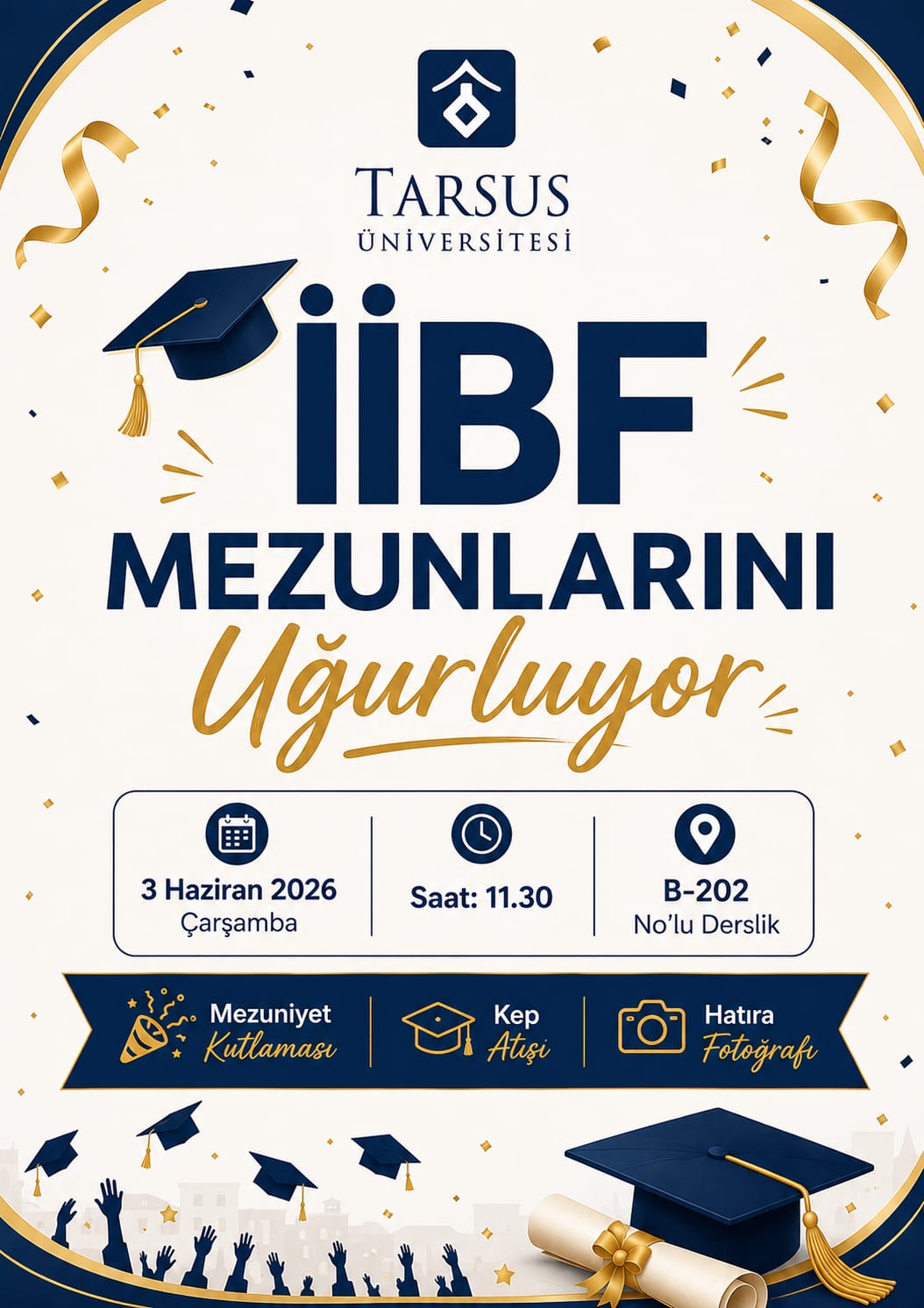 İİBF Mezunlarını Uğurluyor